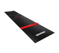 WINMAU Blade X Pro Zone Precision PVC Darts Mat with Integrated Raised Darts Oche Line - Full Length - Sl lack Design - Professional Dart Accessories