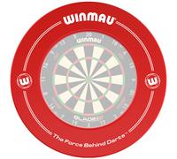 Winmau Branded Dartboard Surrounds Red One size