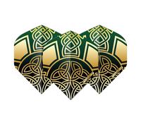 Winmau Brendan Dolan Prism Delta Premium Black & Gold Dart Flights