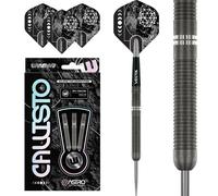 WINMAU Darts Callisto 24g 90% Professional Tungsten Steel Tip Darts Set with Dart Flights and Dart Shafts (Stems)