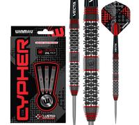 Winmau Cypher Darts | Cluster-Grip Control | Atomised | 22g, 24g & 26g Tungsten Steel Tip Darts 24g
