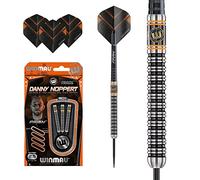 WINMAU Danny Noppert Darts - Steel Tip Tungsten - Noppie - Onyx - Ringed (25)
