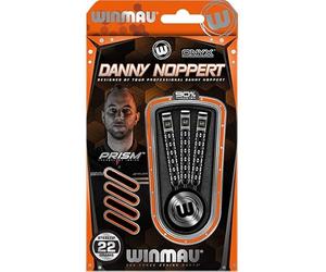 WINMAU Danny Noppert Freeze Edition 22 Gram Professional Steeltip Tungsten Darts Set with Flights and Stems (Shafts)
