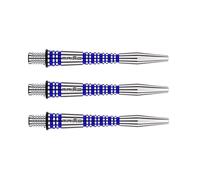WINMAU Dart Shaft - Triad RX Aluminium Dart Stems - 1 Set per pack (3 darts Shafts in total) - Professional Darts Accessories - Blue Short Shafts