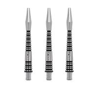WINMAU Dart Shaft - Triad RX Aluminium Dart Stems - 1 Set per pack (3 darts Shafts in total) - Professional Darts Accessories - Black Intermediate Shafts