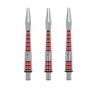 WINMAU Dart Shaft - Triad RX Aluminium Dart Stems - 1 Set per pack (3 darts Shafts in total) - Professional Darts Accessories - Red Medium Shafts
