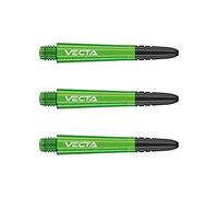 WINMAU Dart Shaft - Vecta Blade360 Polycarbonate Dart Stems - 1 Set per pack (3 darts Shafts in total) - Professional Darts Accessories - Green & Black Intermediate Shafts