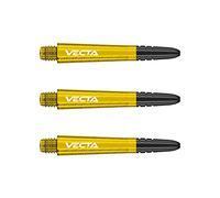 WINMAU Dart Shaft - Vecta Blade360 Polycarbonate Dart Stems - 1 Set per pack (3 darts Shafts in total) - Professional Darts Accessories - Yellow & Black Intermediate Shafts
