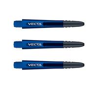 WINMAU Dart Shaft - Vecta Blade360 Polycarbonate Dart Stems - 1 Set per pack (3 darts Shafts in total) - Professional Darts Accessories - Blue & Black Medium Shafts