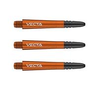 WINMAU Dart Shaft - Vecta Blade360 Polycarbonate Dart Stems - 1 Set per pack (3 darts Shafts in total) - Professional Darts Accessories - Orange & Black Medium Shafts