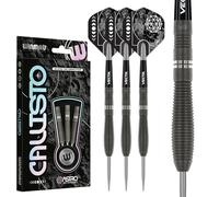 WINMAU Darts Callisto 23g 90% Professional Tungsten Steel Tip Darts Set with Dart Flights and Dart Shafts (Stems)
