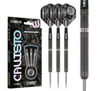 WINMAU Darts Callisto 24g 90% Professional Tungsten Steel Tip Darts Set with Dart Flights and Dart Shafts (Stems)