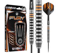 WINMAU Fury 28 Gram Tungsten Darts with Prism Flights and Vecta Shafts (Stems)