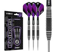 WINMAU Darts Kairos 21g 90% Professional Tungsten Steel Tip Darts Set with Dart Flights and Dart Shafts (Stems)