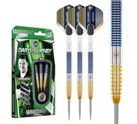 WINMAU Darts - Professional Player - Daryl Gurney SC 1.0 Series 90% Tungsten Darts Set with Dart Flights and Dart Shafts (Stems) - Available in Soft and Steel Tip - Available weights 20g and 23g