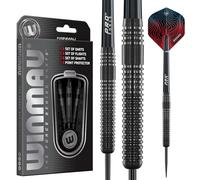 WINMAU Darts - Solaris Pro Series | Specialist Tungsten Steel Tip Darts Set | Solaris Pro 23G | Includes Flights and Shafts (Stems)
