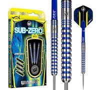 WINMAU Sub-Zero 24 Gram Professional Steeltip Tungsten Darts Set with Flights and Shafts (stems)