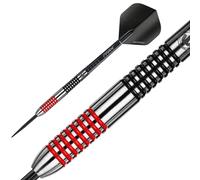 WINMAU Darts Ton Machine Professional Tungsten Darts Set with Prism Flights and Shafts (Stems) 22g | 23g | 24g | 26g | 27g Gram Steeltip Dart Set (Re