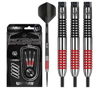 WINMAU Darts Ton Machine Professional Tungsten Set 24g, Red & Black