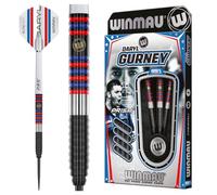 WINMAU - Daryl Gurney - Superchin - 85% Pro-Series 25g - 85% Tungsten - Professional Darts Set with Dart Flights and Dart Shafts (Stems)