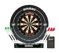 Winmau Diamond Plus Dartboard- PDC Tournament Dart Board, Ultra-Thin Wire System, High-Density Sisal | Available as Board Only, Surround Set, or Cabi
