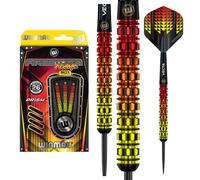 WINMAU Firestorm Flame 26 Gram Professional Tungsten Darts Set with Flights and Stems (Shafts)