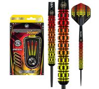 Winmau Firestorm Flame 1 Steel Tip Darts 26g Black/Red 26g