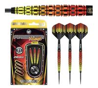 WINMAU Firestorm Flame Professionelles Wolfram-Dart-Set mit Flights und Schäften (Shafts)