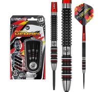 WINMAU Florian Hempel 23 Gram Professional Steeltip Tungsten Darts Set with Flights and Shafts (Stems)