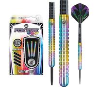 Winmau Foxfire Urban Darts | Ring Grip | 22g & 24g | Intense Colour Tungsten Steel Tip Darts 24g