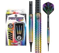 WINMAU Foxfire Urban 18 Gram Barrel / 20 Gram Full Weight Professional Tungsten Darts Set with Flights and Stems (Shafts)