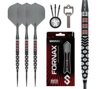 WINMAU Darts Fornax Series 21g Steel Tip Dart Set | 90% Tungsten Darts Set | Switch Point Tech | Tapered Barrels |2x Interchangeable Points (Wave/Smooth) Rapid-Change System