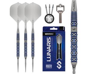 Winmau Frontier Collection Switch Points - Lunaris Parallel Steel Tip Darts 23g