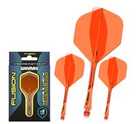 Fusion #2 Integrated Flight & Shaft - Neon Orange