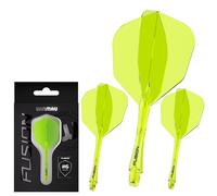 WINMAU | Fusion Integrated Dart Flight & Stem | No.6 |Yellow | Intermediate