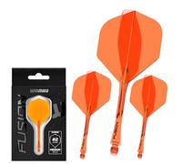 WINMAU | Fusion Integrated Dart Flights & Dart Stems | No.2 | All in One Darts Flights & Shafts | 90° Wing Design | Advanced Polymers | Professional Darts Accessories | Best Darts Gifts