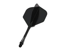 Winmau Fusion Integrated Flight & Shaft Solid Black