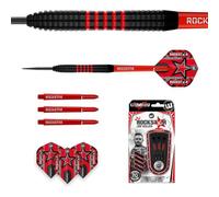 WINMAU Joe Cullen The Rockstar 20 Gram Professional Brass Darts Set with Flights and Stems (Shafts)