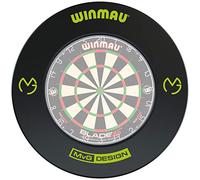 WINMAU | Lifestyle Collection | MvG | Dart Board Surround Ring | Black