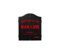 WINMAU Man Cave Printed Wooden Dartboard Cabinet