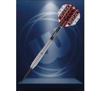 WINMAU Maverick 21 Gram Professional Steeltip Tungsten Darts Set with Flights and Stems (Shafts)