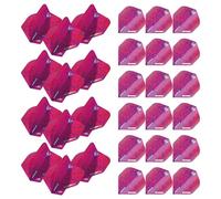 WINMAU Mega Standard Extra Thick Dart Flights - 10 sets per pack (30 dart flights in total) (Purple)