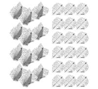 WINMAU Mega Standard Extra Thick Dart Flights - 10 sets per pack (30 dart flights in total) (White)