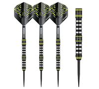 WINMAU Michael van Gerwen MvG Assault Tungsten Steeltip Darts Set 22 Gram with Prism Flights and Nylon Shafts (Stems)