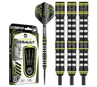 WINMAU Michael Van Gerwen MvG Assault 23 gram Tungsten Darts Set with Flights and Stems (Shafts)