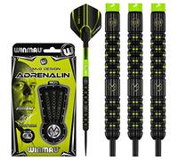 Winmau MvG Adrenalin Darts | Triple Axis Grip | 54.6mm | 22g-24g Steel Tip Darts 22g