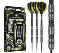 WINMAU Michael van Gerwen MvG Authentic Tungsten Steeltip Darts Set with Prism Flights and Shafts (Stems)