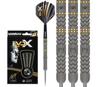 WINMAU - Michael Van Gerwen MvG - EvoX 22.5g Professional Darts Set with Dart Flights and Stems (Shafts)