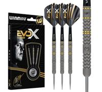 Winmau - Michael Van Gerwen Mvg - Evox 22.5G Professional Steel Tip Darts Set With Dart Flights And Stems (Shafts)