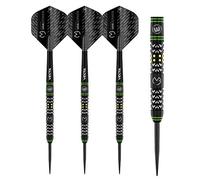 WINMAU Michael van Gerwen MvG Vantage Tungsten Steeltip Darts Set 22 Gram with Prism Flights and Vecta Shafts (Stems)